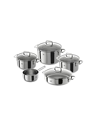 Zwilling Quadro – 5 teiliges Set Kochgeschirr, Silber, 58 x 35 x 30 cm von Zwilling