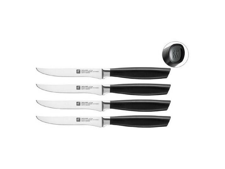 Zwilling Steakmesser ZWILLING All * Star 4 tlg. Steakmesserset 4-tlg, Schwarz (4 Stück) von Zwilling