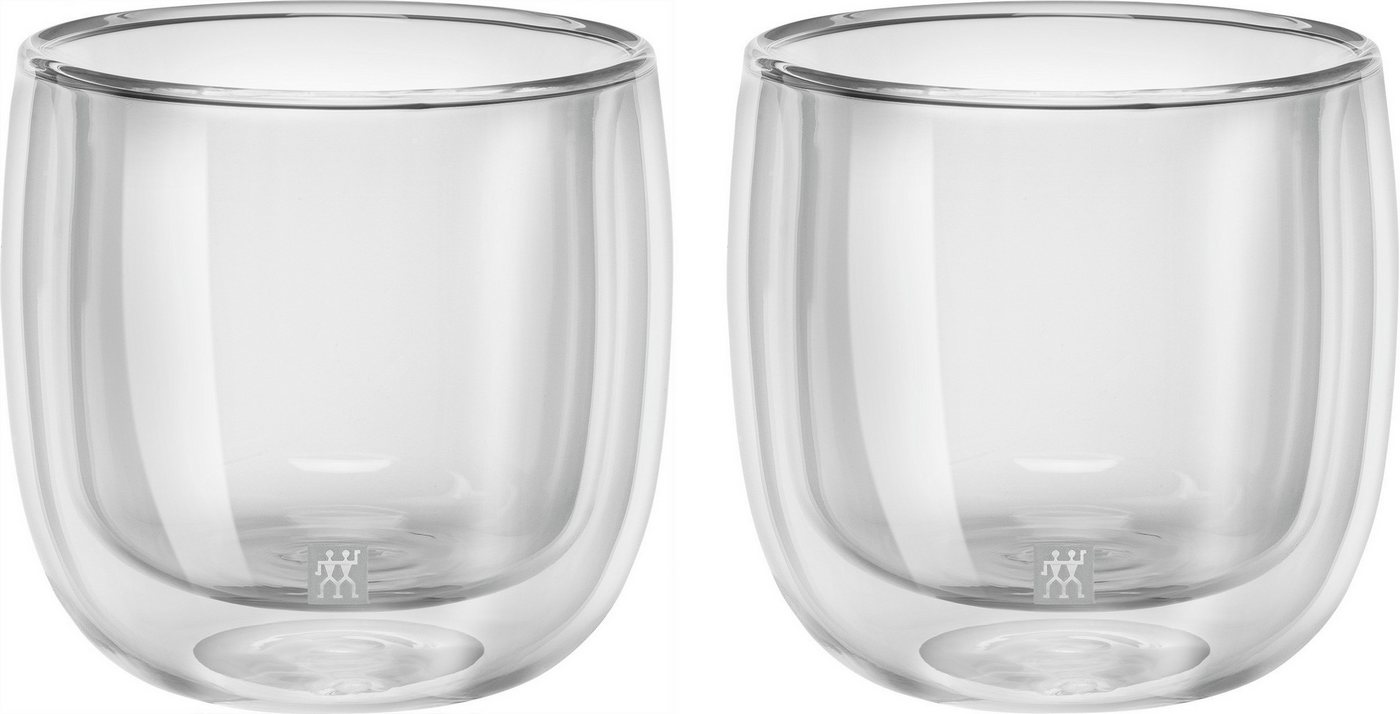 Zwilling Teeglas Gläser-Set Sorrento, 2er Set, Borosilikatglas, doppelwandig, Fassungsvermögen je Glas ca. 240 ml Zwilling Teeglas Gläser-Set Sorrento, 2er Set, Borosilikatglas, doppelwandig, Fassungsvermögen je Glas ca. 240 ml von Zwilling