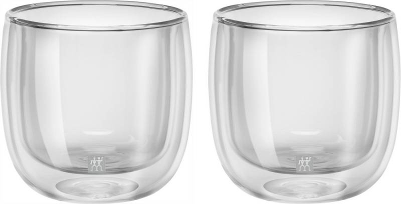 Zwilling Teeglas Gläser-Set Sorrento, 2er Set, Borosilikatglas, doppelwandig, Fassungsvermögen je Glas ca. 240 ml von Zwilling