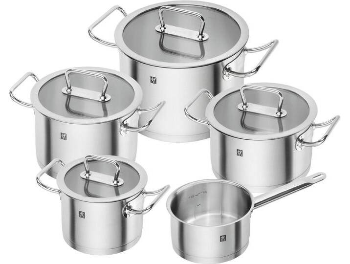 Zwilling Topf-Set 1006088 Ecoquick ii, (5-tlg), silberfarben von Zwilling