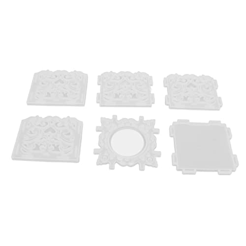 Zwinner Epoxidharzform, 6 Stück Harzform, Silikonform mit einzigartigem Design für die Herstellung von Taschentuchboxen von Zwinner