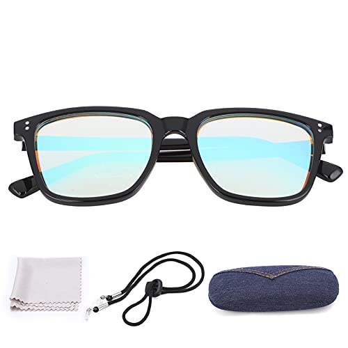 Zwinner Farbenblinde Brille, Rot-Grüne Blindbrille, Vollformat UV400 wasserdichte Farbblinde Korrekturbrille für Farbschwäche Männer Frauen Outdoor Indoor von Zwinner