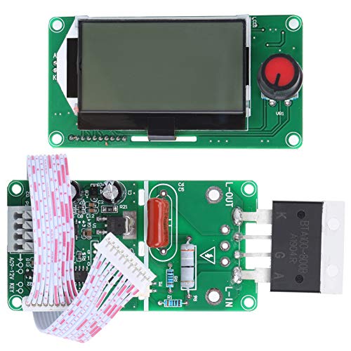 Zwinner Spot Welder Time Control Schweißmodul, 100A Digital LCD Double Pulse Encoder Punktschweißgerät Maschinenzeitsteuermodul, Akku-Punktschweißgerät für 18650 Lithium-Akku von LAOSEP