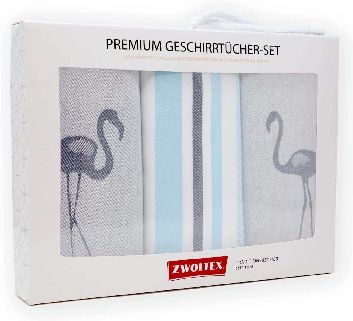 Zwoltex Geschirrtuch Hochwertiges Jacquard Geschirrtücher Geschenkset aus 100% Baumwolle, fusselfrei und machinenwaschbar - Küchentücher 70x50 Zwoltex Geschirrtuch Hochwertiges Jacquard Geschirrtücher Geschenkset aus 100% Baumwolle, fusselfrei und machinenwaschbar - Küchentücher 70x50 von Zwoltex