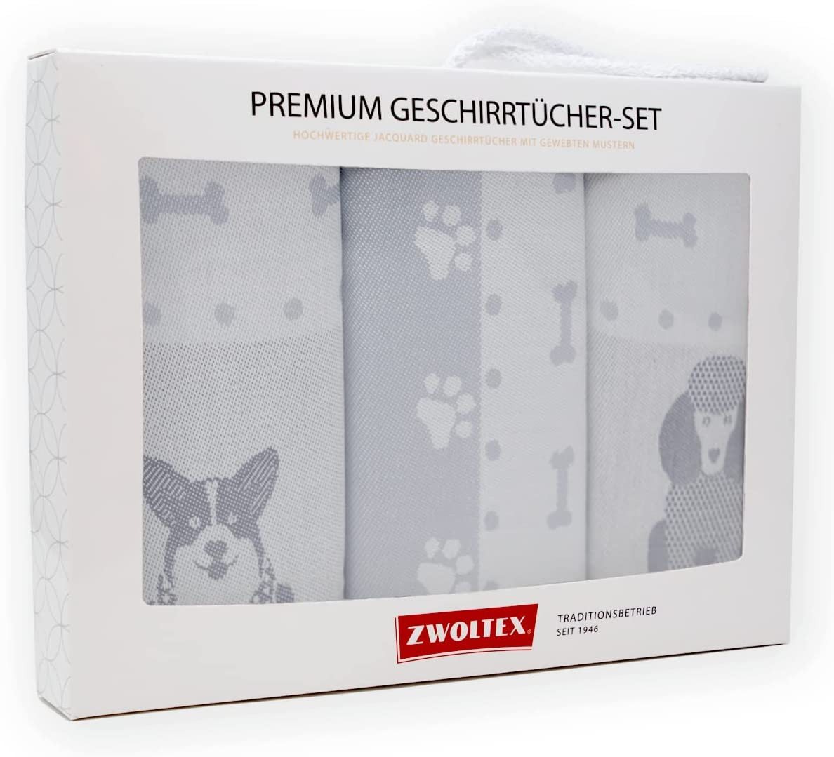 Zwoltex Geschirrtuch Hochwertiges Jacquard Geschirrtücher Geschenkset aus 100% Baumwolle, fusselfrei und machinenwaschbar - Küchentücher 70x50 Zwoltex Geschirrtuch Hochwertiges Jacquard Geschirrtücher Geschenkset aus 100% Baumwolle, fusselfrei und machinenwaschbar - Küchentücher 70x50 von Zwoltex
