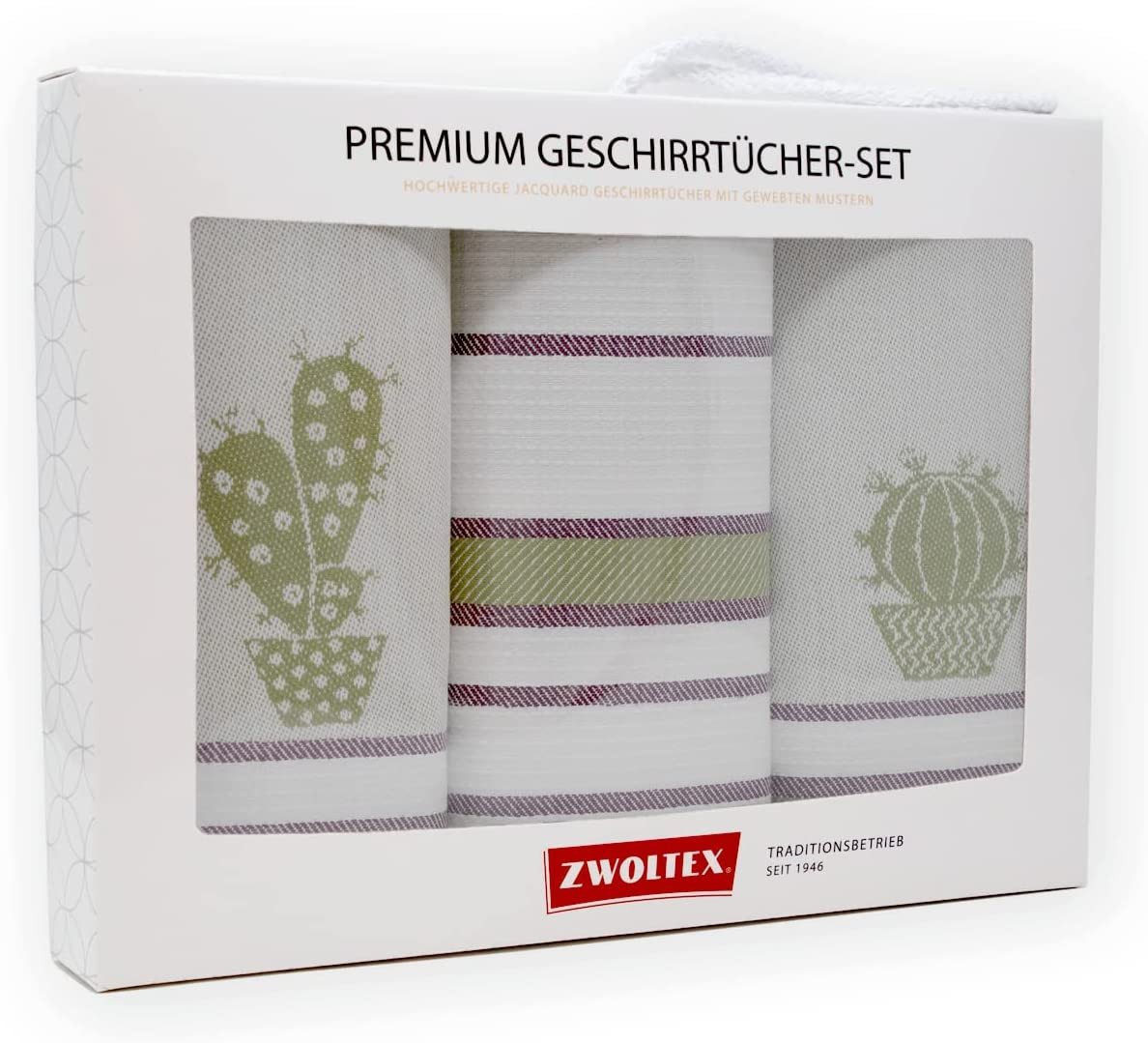 Zwoltex Geschirrtuch Hochwertiges Jacquard Geschirrtücher Geschenkset aus 100% Baumwolle, fusselfrei und machinenwaschbar - Küchentücher 70x50 Zwoltex Geschirrtuch Hochwertiges Jacquard Geschirrtücher Geschenkset aus 100% Baumwolle, fusselfrei und machinenwaschbar - Küchentücher 70x50 von Zwoltex