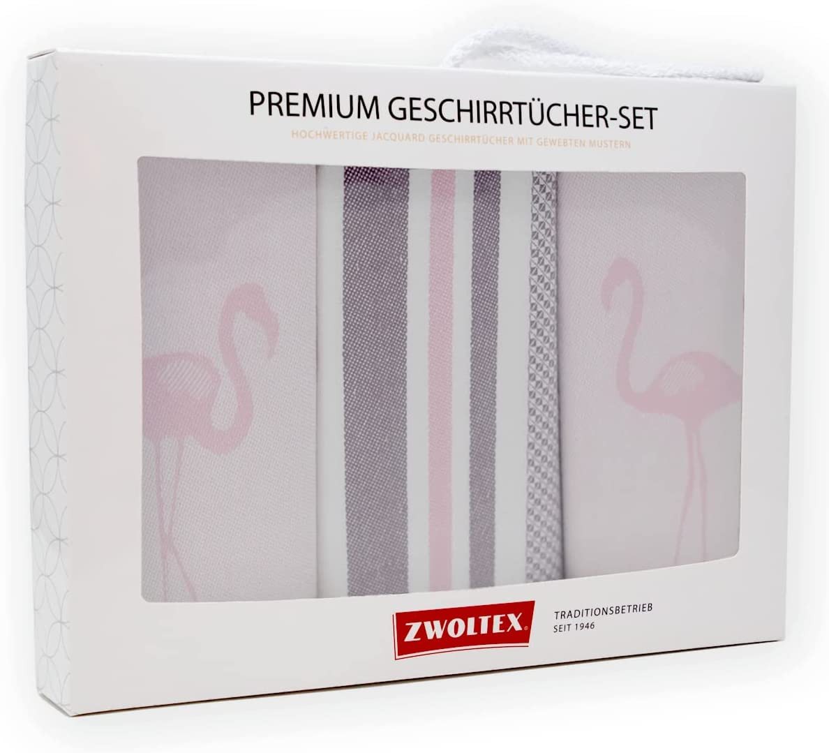 Zwoltex Geschirrtuch Hochwertiges Jacquard Geschirrtücher Geschenkset aus 100% Baumwolle, fusselfrei und machinenwaschbar - Küchentücher 70x50 Zwoltex Geschirrtuch Hochwertiges Jacquard Geschirrtücher Geschenkset aus 100% Baumwolle, fusselfrei und machinenwaschbar - Küchentücher 70x50 von Zwoltex