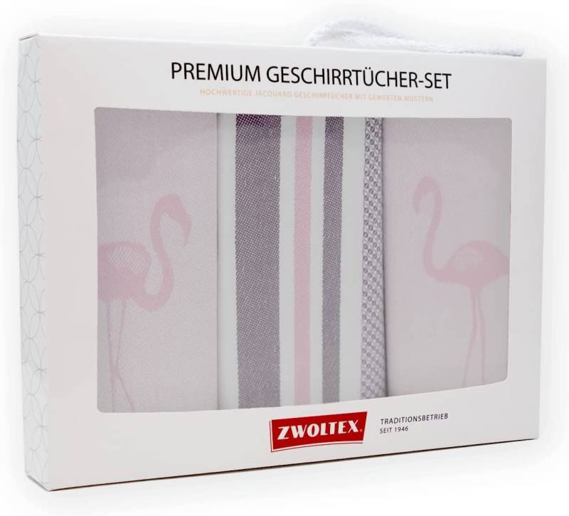 Zwoltex Geschirrtuch Hochwertiges Jacquard Geschirrtücher Geschenkset aus 100% Baumwolle, fusselfrei und machinenwaschbar - Küchentücher 70x50 Zwoltex Geschirrtuch Hochwertiges Jacquard Geschirrtücher Geschenkset aus 100% Baumwolle, fusselfrei und machinenwaschbar - Küchentücher 70x50 von Zwoltex