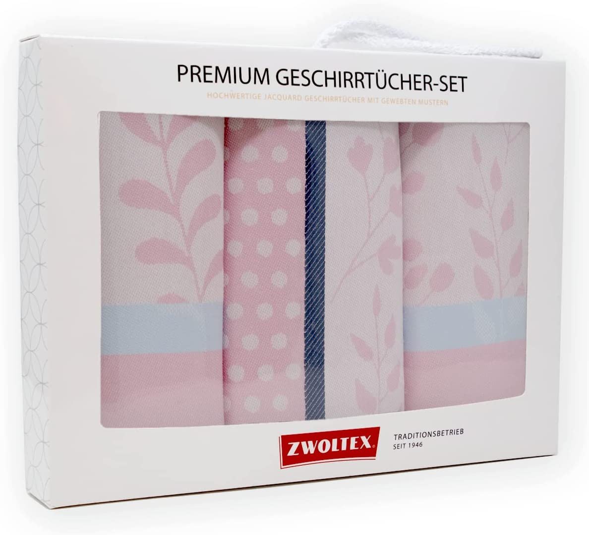 Zwoltex Geschirrtuch Hochwertiges Jacquard Geschirrtücher Geschenkset aus 100% Baumwolle, fusselfrei und machinenwaschbar - Küchentücher 70x50 Zwoltex Geschirrtuch Hochwertiges Jacquard Geschirrtücher Geschenkset aus 100% Baumwolle, fusselfrei und machinenwaschbar - Küchentücher 70x50 von Zwoltex