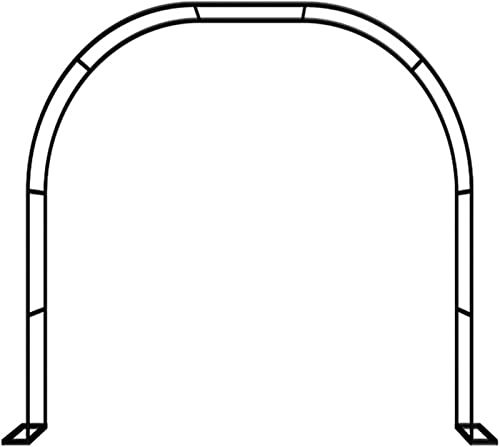 Metall Gartenbogen Für Kletterpflanzen, Robuster Rosenbogen Aus Metall Stabil Breite 120Cm/140Cm/180Cm/350Cm, Torbogen Rankhilfe Pergola Spalier Für Rosen Blumen Im Garten Terrasse,W2.4mxH2.2m Metall Gartenbogen Für Kletterpflanzen, Robuster Rosenbogen Aus Metall Stabil Breite 120Cm/140Cm/180Cm/350Cm, Torbogen Rankhilfe Pergola Spalier Für Rosen Blumen Im Garten Terrasse,W2.4mxH2.2m von Zwpily