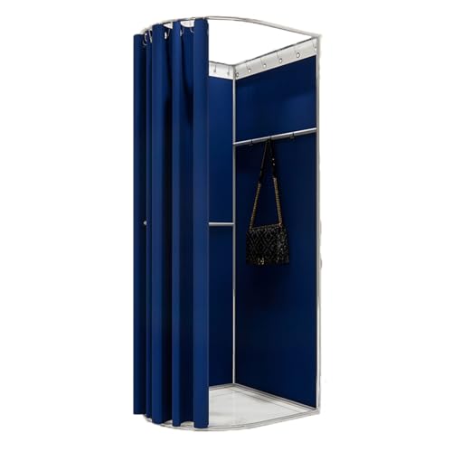 Zxarunas Bekleidungsgeschäft Umkleidekabine Abnehmbarer temporärer Umkleidekabine für Büro Schlafsaalstätte Cloakroom geeignet von Zxarunas