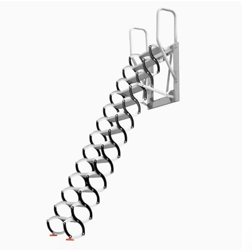 Zxarunas Dachbodenleitern An der Wand montierte Klappleiter ausziehbare Dachbodentreppe aus Kohlenstoffstahl Dachbodentreppe Zxarunas Dachbodenleitern An der Wand montierte Klappleiter ausziehbare Dachbodentreppe aus Kohlenstoffstahl Dachbodentreppe von Zxarunas