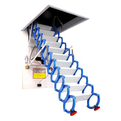 Zxarunas Dachbodenleitern Dachboden Teleskopleiter Vollautomatischer elektrischer Titan -Magnesiumlegierung Faltleiter Magnesiumlegierung Auftrieb 1102 lbs Dachbodentreppe Zxarunas Dachbodenleitern Dachboden Teleskopleiter Vollautomatischer elektrischer Titan -Magnesiumlegierung Faltleiter Magnesiumlegierung Auftrieb 1102 lbs Dachbodentreppe von Zxarunas