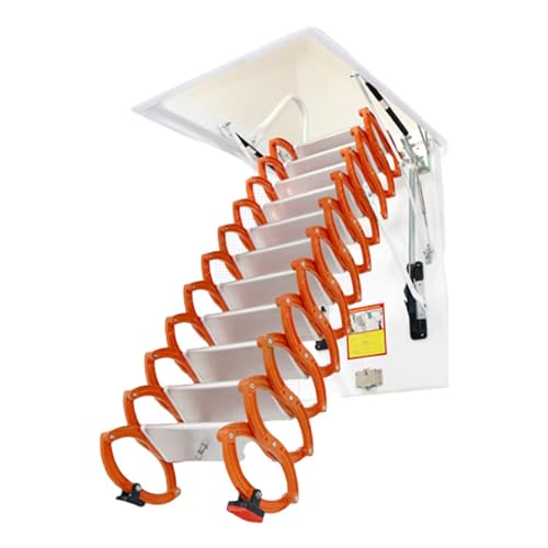 Zxarunas Dachbodenleitern Dachbodendeckelaher unsichtbare multifunktionale Teleskopboden Einfache Faltleiter können drinnen und draußen verwendet Werden Dachbodentreppe von Zxarunas