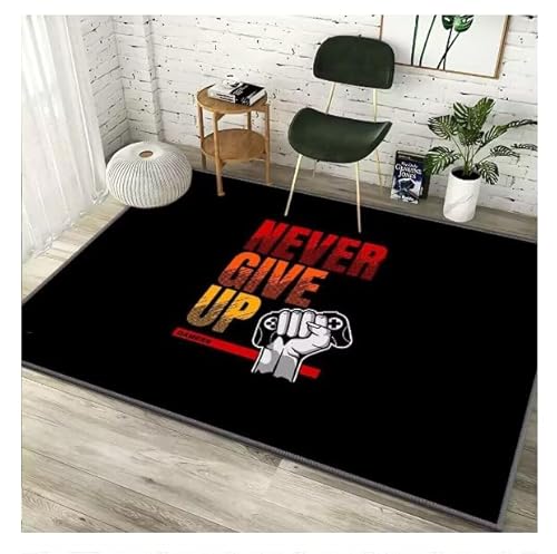 Zxarunas Eppich Game Controller Teppich 3D Gamer Gaming-Muster-Region Teppiche Nicht-Schlupf-Teppiche Spieler Nicht-Schlupf-Bodenmattenspielteppich (40 * 60 cm) tepich von Zxarunas
