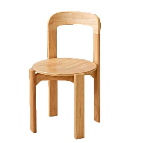 Zxarunas Esstisch stühle Vintage Esszimmerstühle Massivholz Küchenstühle Stapelbar Esszimmer Schlafzimmer Stühle Und Wohnzimmer Stühle 45 * 40 * 76cm Esszimmerstühle(Legno) von Zxarunas