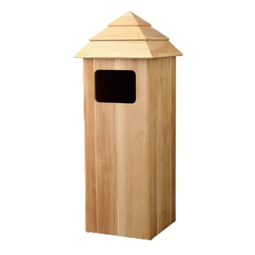 Zxarunas mülleimer küche 48L Holz-Mülleimer for den Außenbereich mit Deckel, Mülleimer mit großer Kapazität, kommerzieller Mülleimer for malerische Orte, Parks und Einkaufszentren abfalleimer(Legno) Zxarunas mülleimer küche 48L Holz-Mülleimer for den Außenbereich mit Deckel, Mülleimer mit großer Kapazität, kommerzieller Mülleimer for malerische Orte, Parks und Einkaufszentren abfalleimer(Legno) von Zxarunas