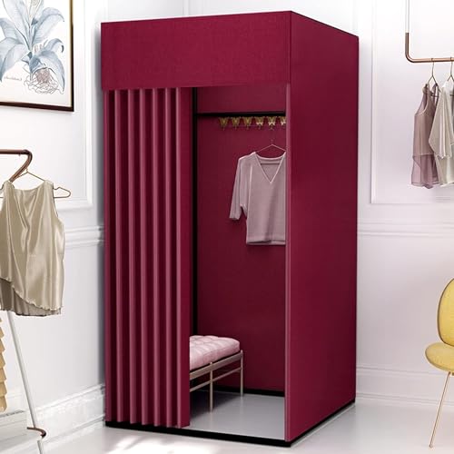 Zxarunas umkleidekabine mobil Brown Temporary Ankleideraum Bekleidungsgeschäft Umkleidezimmer Mobile Umkleidezimmer Privatsphäre Schutz Mall umkleidekabine von Zxarunas