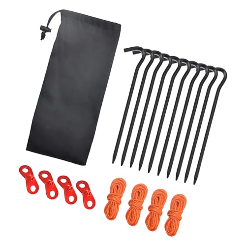 19Lots Winde Resistant Stakes Portables Zeltstifte Multifunktionale Strandzeltstifte Für Camping Und Outdoor Abenteuer von Zxfdsfdbnm