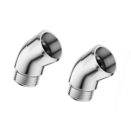 2 Stück 135 Grad Handbrause Ellenbogenadapter Duscharm Winkel Adapter Duschkopf Verlängerungsarm Anschluss dauerhaft 2 Stück 135 Grad Handbrause Ellenbogenadapter Duscharm Winkel Adapter Duschkopf Verlängerungsarm Anschluss dauerhaft von Zxfdsfdbnm