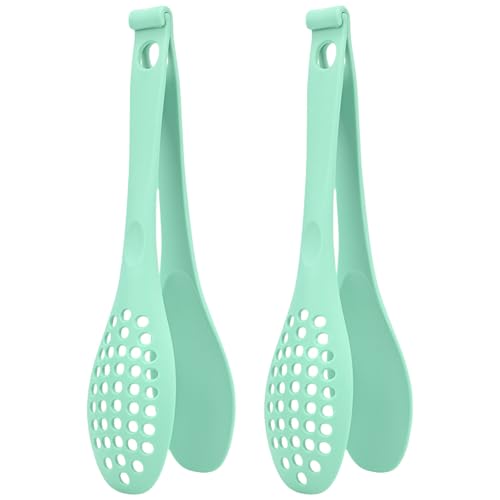 2pcs Multifunktionaler Toaster Tongs Futterclip Eisklemmen Leichte Backzange Abnehmbare Spatel Tongs Küchenwerkzeug von Zxfdsfdbnm