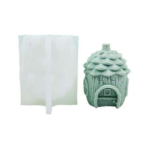 3D Pilzhaushausform Praktische Silikonform Epoxidharz Dekoration Schimmel Miniaturhausform Handgefertigte Geschenke von Zxfdsfdbnm