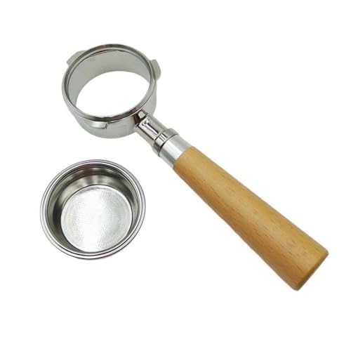 58 Mm Kaffeemaschine Portafilter Mit Ergonomischem Holzgriff Und Abnehmbarem Edelstahlfilter Espressomaker Teil 58 Mm Kaffeemaschine Portafilter Mit Ergonomischem Holzgriff Und Abnehmbarem Edelstahlfilter Espressomaker Teil von Zxfdsfdbnm