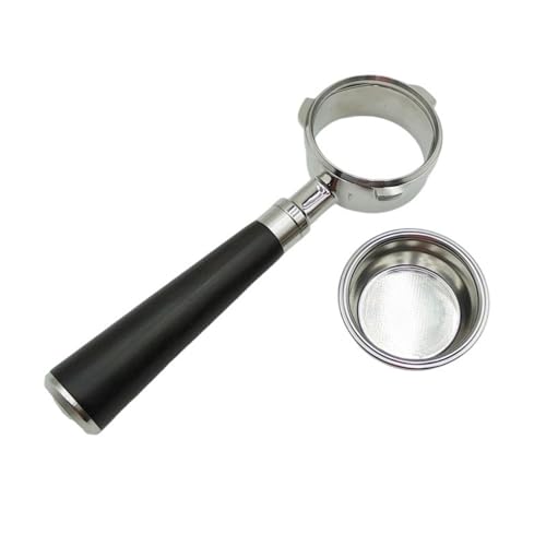 58 Mm Kaffeemaschine Portafilter Mit Ergonomischem Holzgriff Und Abnehmbarem Edelstahlfilter Espressomaker Teil von Zxfdsfdbnm