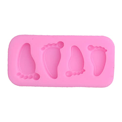 Baby Ballon Füße Fondant Kuchen Silikon Form Für Baby Dusche Kuchen Dekorieren Cupcake Backform Handwerk von Zxfdsfdbnm