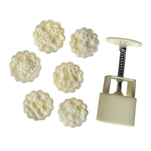 Blumenformgebäcksformform Handgepresstes Mond Kuchen Hersteller Runde Bohnenpasten Kuchenform Dessert Backwaren Für Kochliebhaber Blumenformgebäcksformform Handgepresstes Mond Kuchen Hersteller Runde Bohnenpasten Kuchenform Dessert Backwaren Für Kochliebhaber von Zxfdsfdbnm