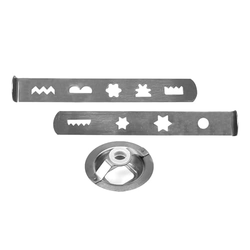 Cookie Maker Attachment Pastry Attachment Meat Grinder Attachment Stainless Steel Biscuit Mold for Dessert Creation von Zxfdsfdbnm