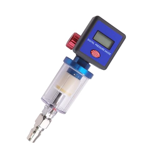 Digitales Display Luftdruckregler Kontrollmesser mit integriertem Öl Wasserfilter zum Lackieren 1/4 Zoll Gewinde Digitales Display Luftdruckregler Kontrollmesser mit integriertem Öl Wasserfilter zum Lackieren 1/4 Zoll Gewinde von Zxfdsfdbnm