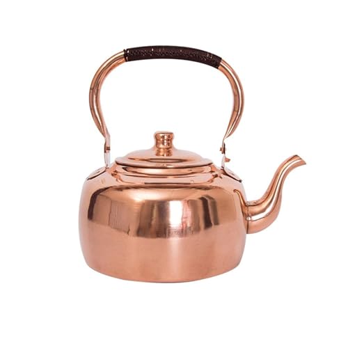 Hitzeeffiziente Coppers Kochende Kessel 3leter Bequem 30 Cm Höhe Induktion Gasherd Sichere Camping Küchenwares von Zxfdsfdbnm