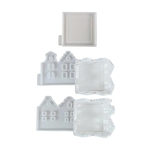 Hohlhause Förmige Teelichthalter Form Flexible Silikonatmosphären Lampe Formform Gipsform Schmuck Schmuck Werkzeug von Zxfdsfdbnm