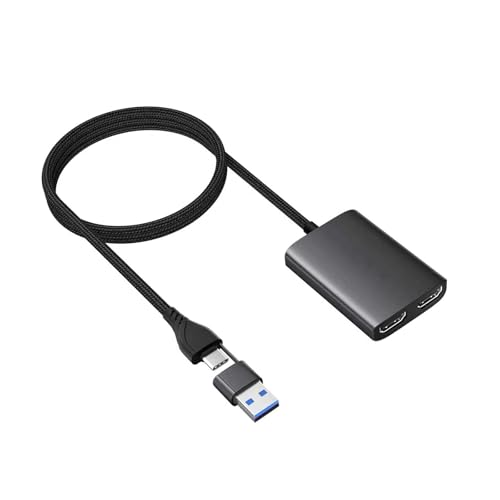 Zxfdsfdbnm USB Typ C Bis Doppel HDTV Kompatibler Adapter Für Mehrfachanzeigeproduktivität Soft Nylonkabel Für Laptops Bildschirme Zxfdsfdbnm USB Typ C Bis Doppel HDTV Kompatibler Adapter Für Mehrfachanzeigeproduktivität Soft Nylonkabel Für Laptops Bildschirme von Zxfdsfdbnm