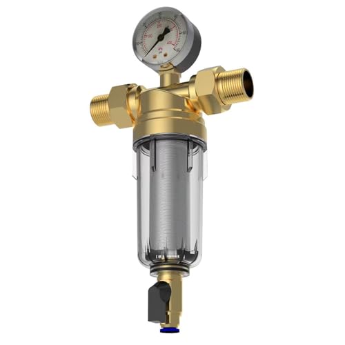 Wiederverwendbares Wasser Sedimentfilter Hochflüsse Rücksperrbare Pre Filter Systeme 1/2 Zoll Oder 3/4 Zoll Gewinde Für Haushaltsrohr Wiederverwendbares Wasser Sedimentfilter Hochflüsse Rücksperrbare Pre Filter Systeme 1/2 Zoll Oder 3/4 Zoll Gewinde Für Haushaltsrohr von Zxfdsfdbnm
