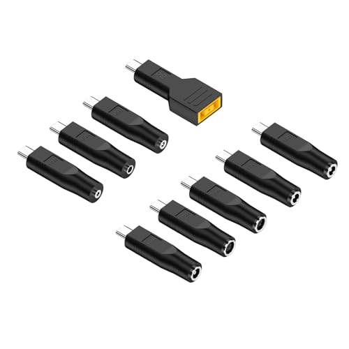 Zxfdsfdbnm 9PCS Typ C Männlicher Eingang In Weibliche Ausgang PD100W Adapter Für Stromkabel Austausch von Zxfdsfdbnm