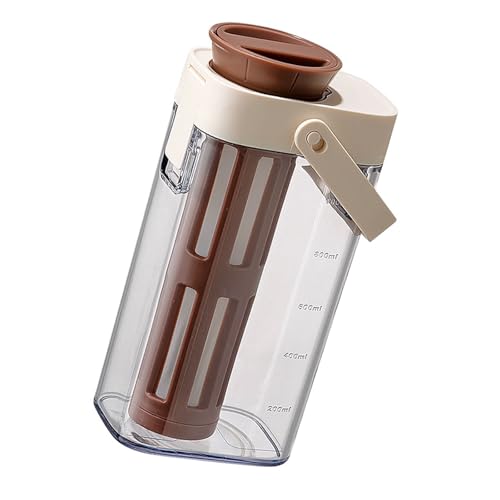 Zxfdsfdbnm Cold Brew Kaffeemaschine mit wiederverwendbarem Filter, 1000 ml Fassungsvermögen, Töpfe mit ergonomischem Griff und Deckel, auslaufsicherer Behälter von Zxfdsfdbnm