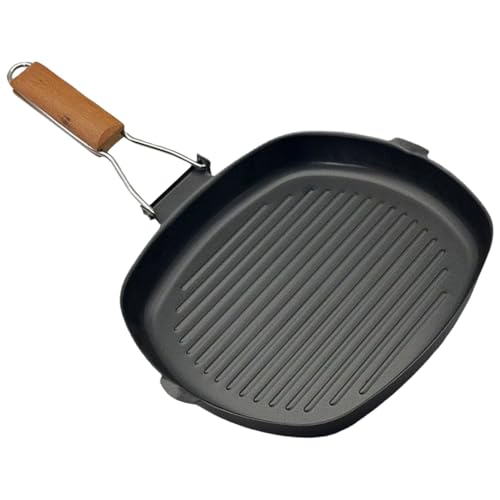 Praktische Grillfeletten Mit Nicht Stickflächen Raffinierte Eisentextur Perfekt Zum Kochen Von Steak Und Specks In Innenräumen von Zxfdsfdbnm