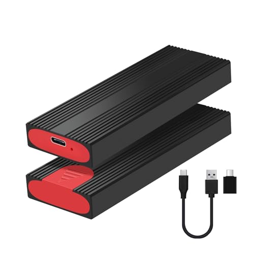 Zxfdsfdbnm Tragbar 2230 2242 2260 2280 NVME Gehäuse Externe USB C Anschluss Aluminium Schalenadapter Für Laptops Tabletten von Zxfdsfdbnm