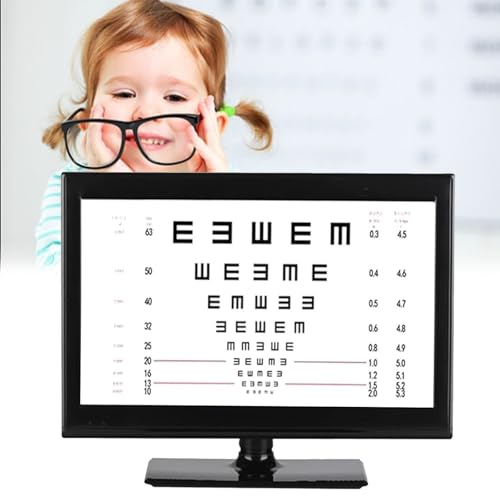Digitale ehschärfetafel im Vollbildmodus, elektronische optische LCD-Sehtafel, LCD-Optometrie-Testtafel, Messentfernung 1–6 Meter, mehrere visuelle Ziele,21.5in von ZyKnaurral