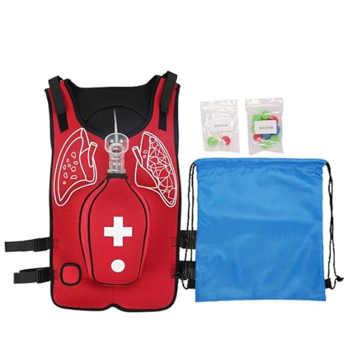 Heimlich Erste-Hilfe-Praxis-Trainingsweste, Anti-Erstickungs- und Okklusionstrainerweste, geeignet für Erste-Hilfe-Trainings für Schullehrer Heimlich Erste-Hilfe-Praxis-Trainingsweste, Anti-Erstickungs- und Okklusionstrainerweste, geeignet für Erste-Hilfe-Trainings für Schullehrer von ZyKnaurral