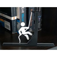 3D Gedruckter Buchsend | Stickman Kletterer Stockmann Bergsteiger Buched von ZycraftsStore