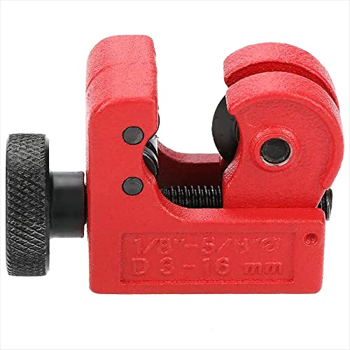 Zydiwo Kupferrohrschneider Mini Metallrohrschneider für Messing, Kupfer und Aluminiumrohre, PPR-Kunststoffrohre, PVC, Dünner Rostfreier Stahl (3-16mm) von Zydiwo