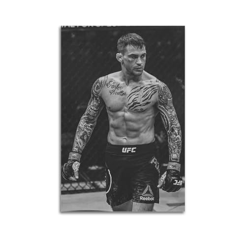 Zyfene Dustin Poirier Atemberaubendes Poster, dekoratives Gemälde, Leinwand, Wandkunst, Wohnzimmer, Schlafzimmer, 50 x 75 cm von Zyfene