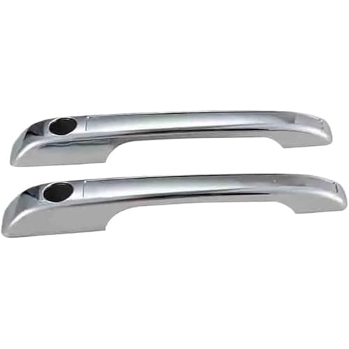 Zyfto Autotürgriff Auto Links Außentürgriff für Chrom-Zubehör Griffe Abdeckung Set Trim MK1 MK2 für Golf für Kaninchen(Chrome 2 drs) von Zyfto