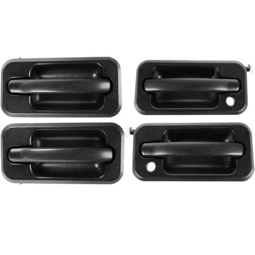 Zyfto Autotürgriff Für Hummer H2 2003-2009 Außentürgriff-Set Autoteile schwarz strukturiert 4 Stück von Zyfto