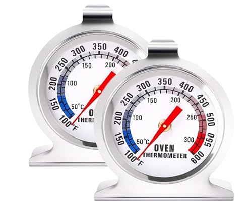 Zyiphor Ofenthermometer für Backofen aus Edelstahl mit großem Zifferblatt für Gasherd Backofenthermometer für Backwaren Küche Zyiphor Ofenthermometer für Backofen aus Edelstahl mit großem Zifferblatt für Gasherd Backofenthermometer für Backwaren Küche von Zyiphor