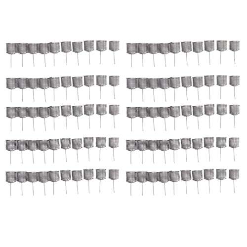 100PCS Dünger Mesh Basket Säulen form Edelstahl Nutrition Box Werkzeuge für Garten Kindergarten (S) von ZykoXental